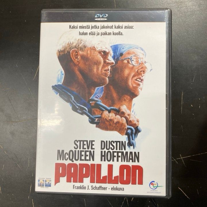 Papillon DVD (VG+/M-) -draama-